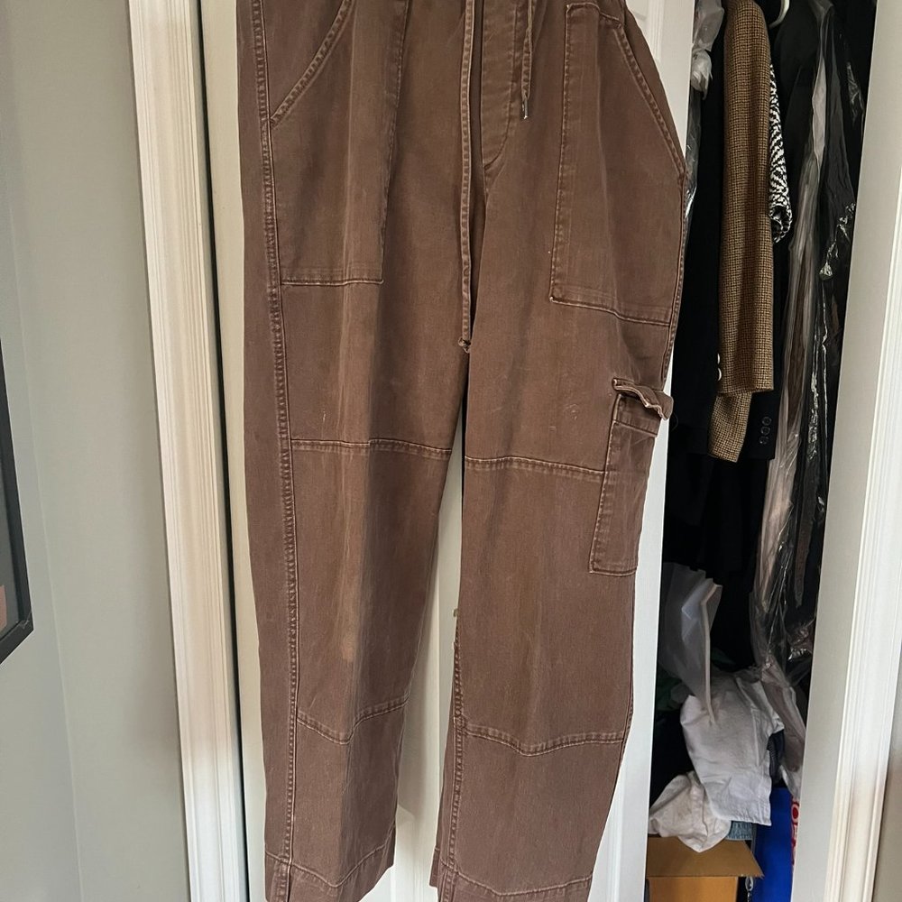 Women's Brown GAP Cargo Pants